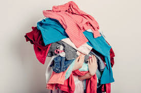 Stack of girl's apparel