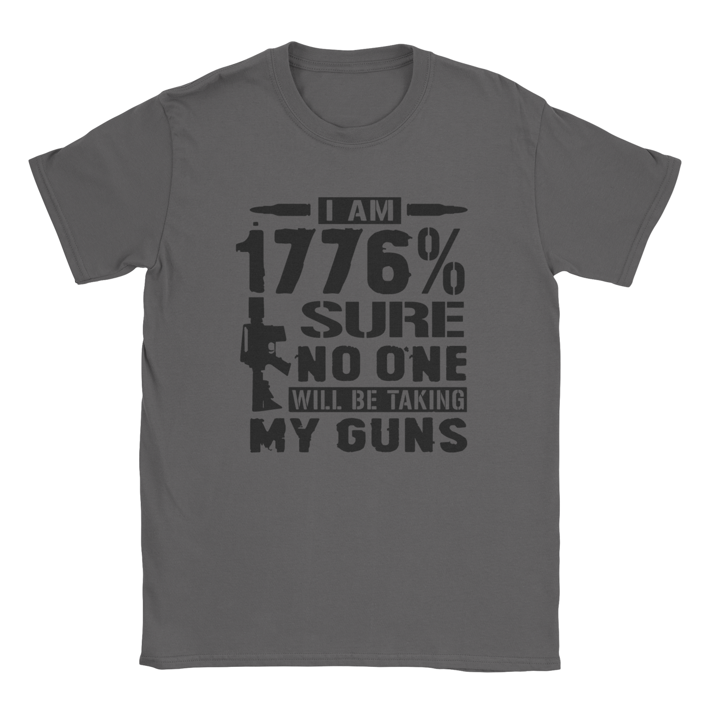 1776 T-Shirt in charcoal