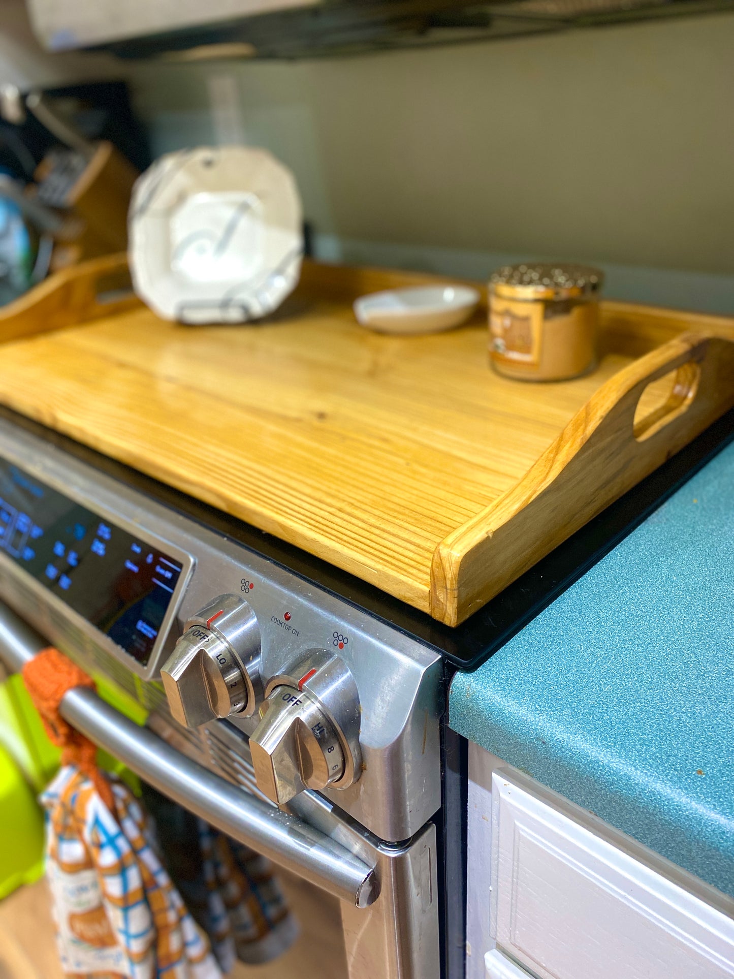 Wooden Stove Cover