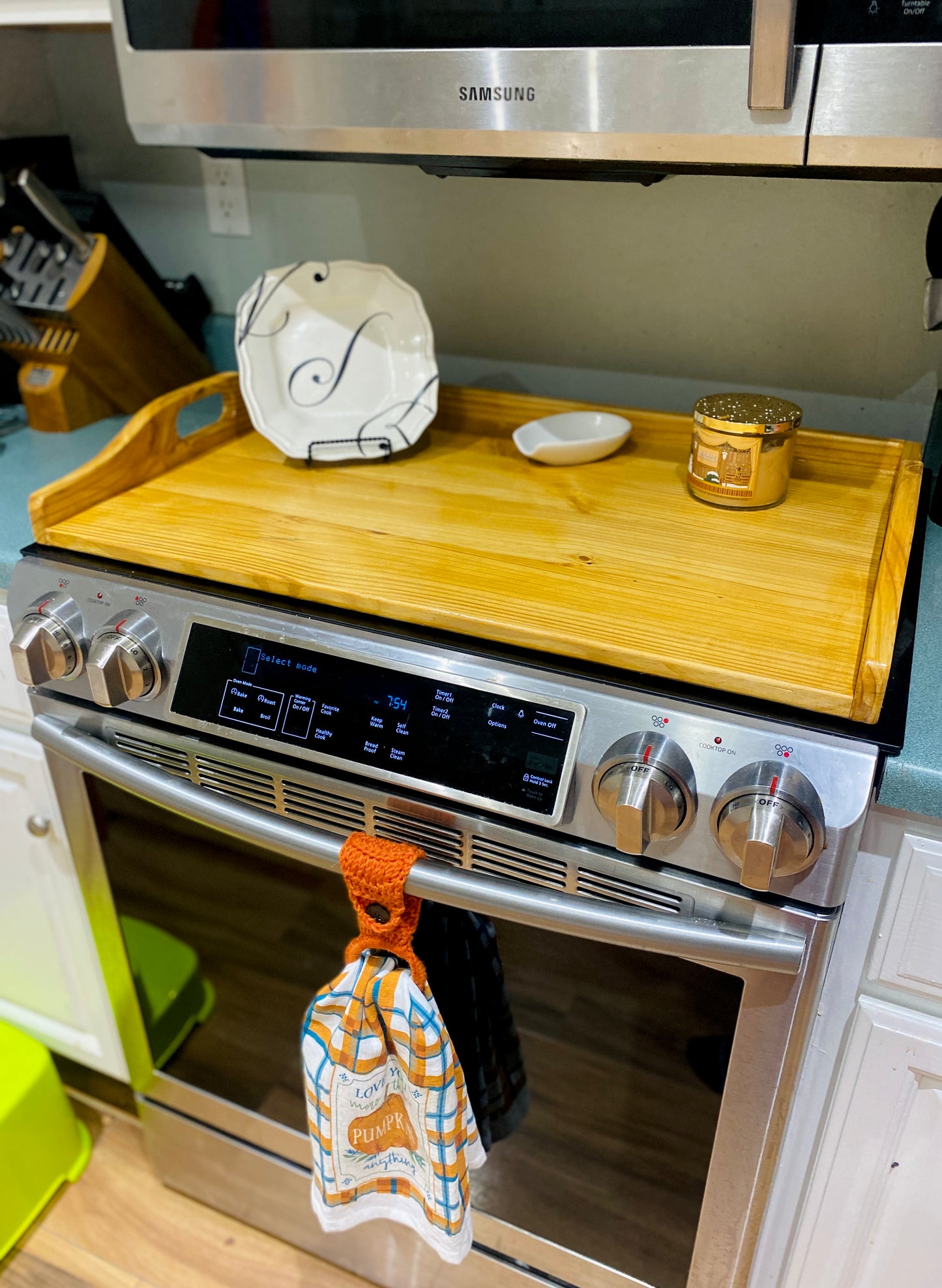 Wooden Stove Cover