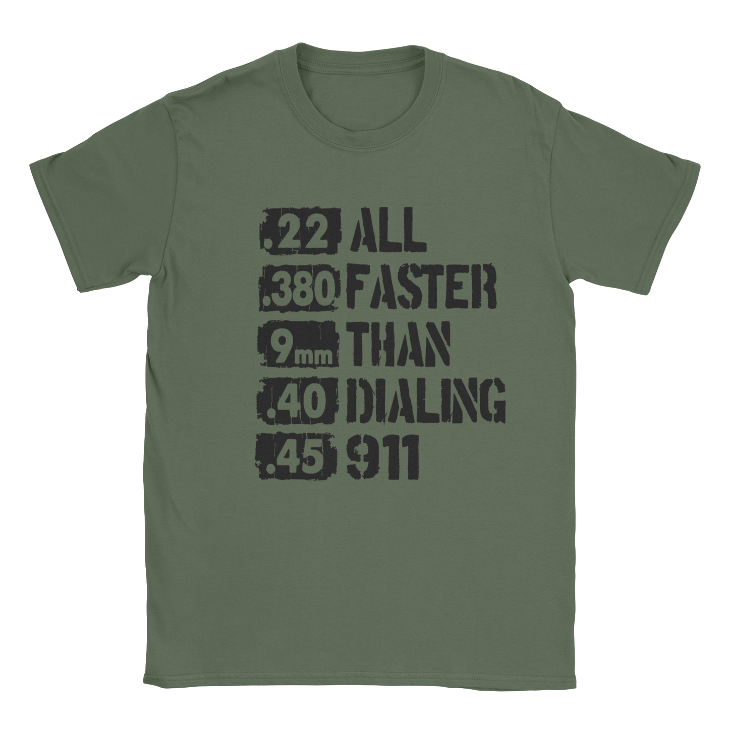 Ammo 911 T-Shirt in military green