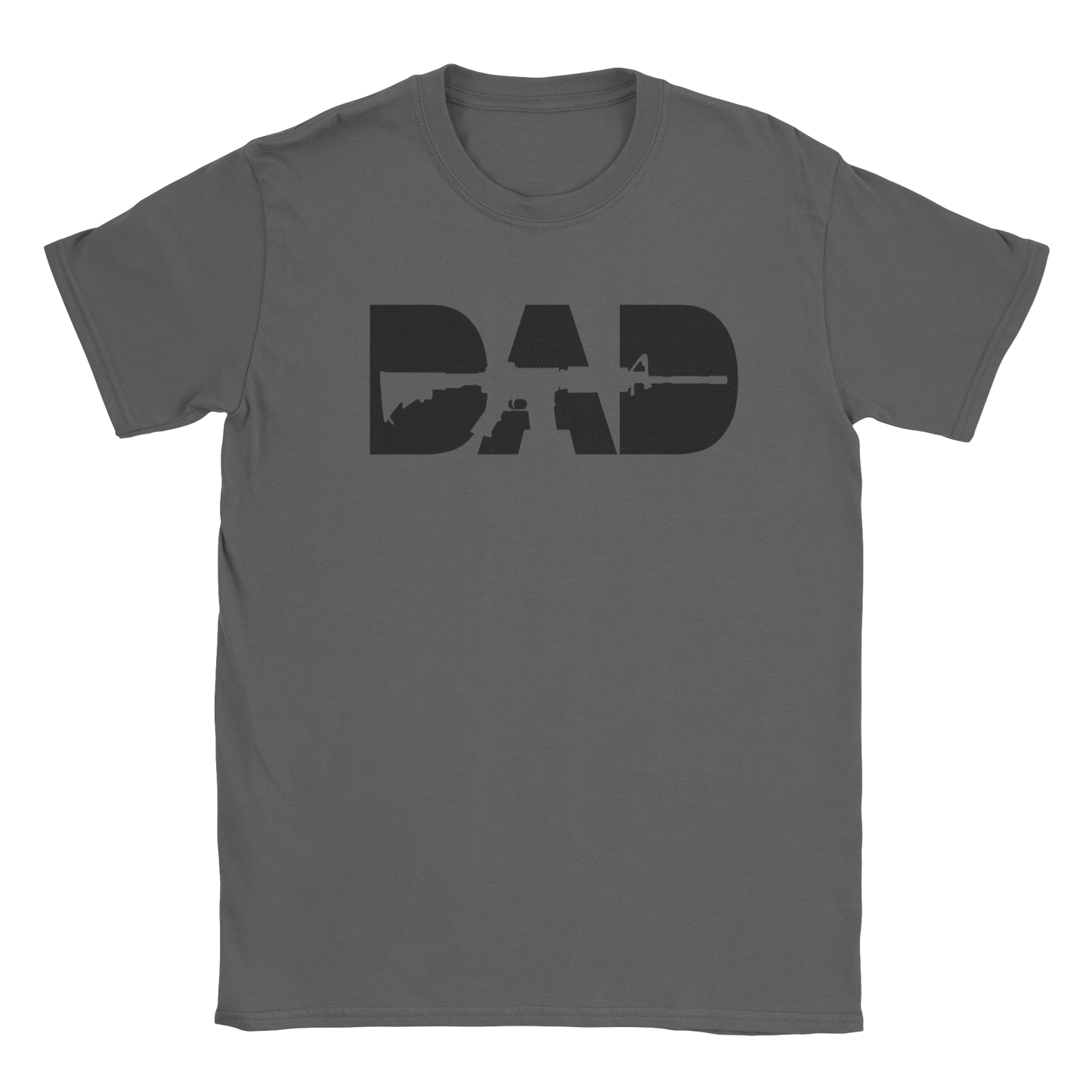 AR Dad T-Shirt in charcoal