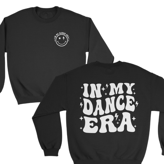 In My Dance Era Crewneck Sweatshirt in Black