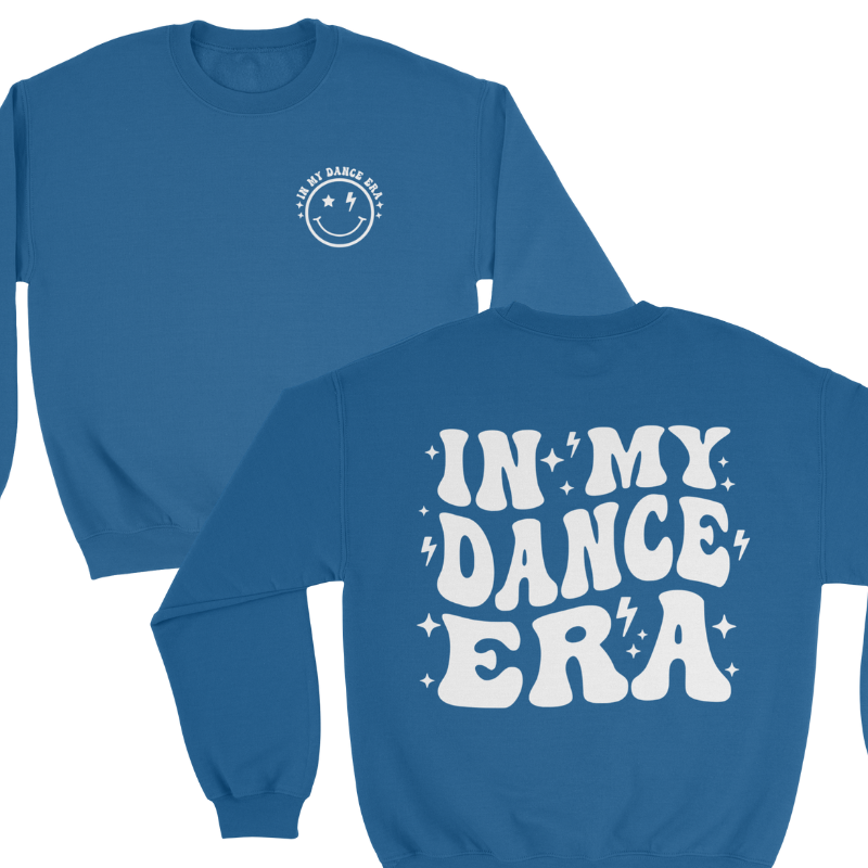 In My Dance Era Crewneck Sweatshirt in Royal