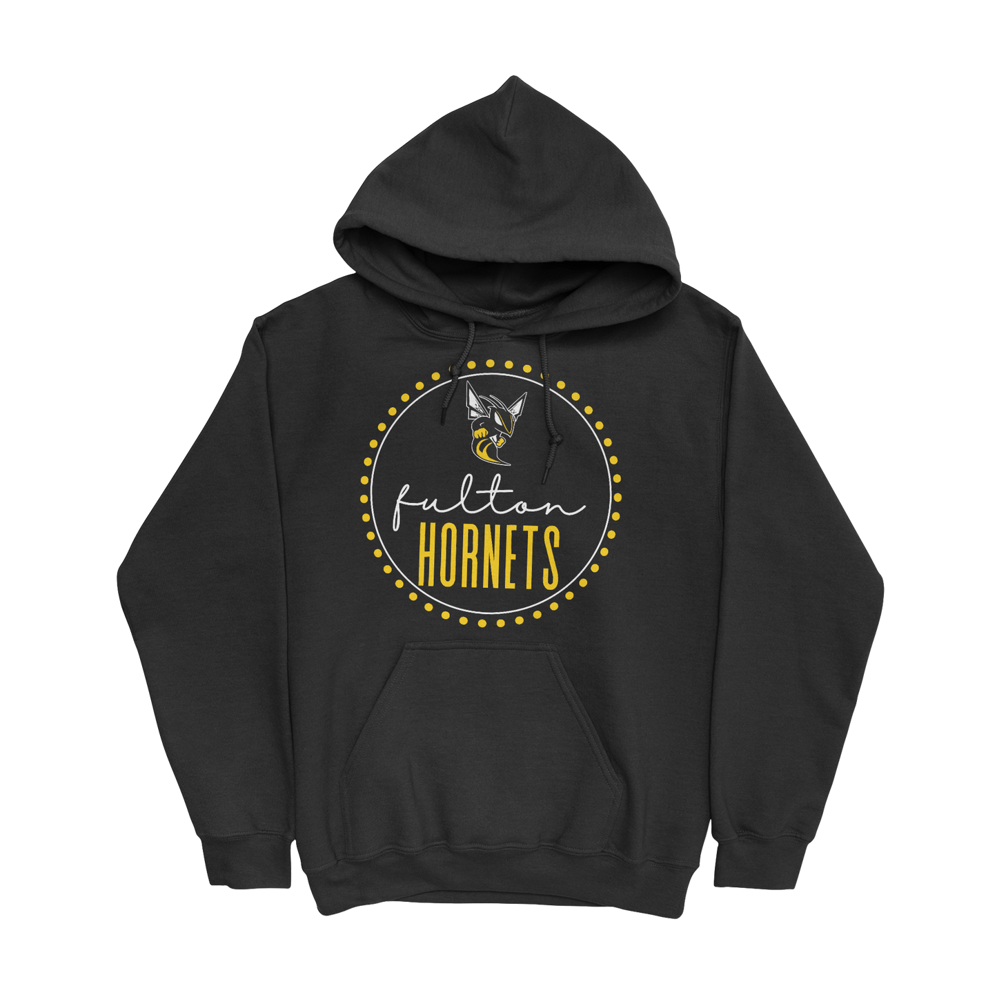 Polka Dot Fulton Hornets Youth Shirt