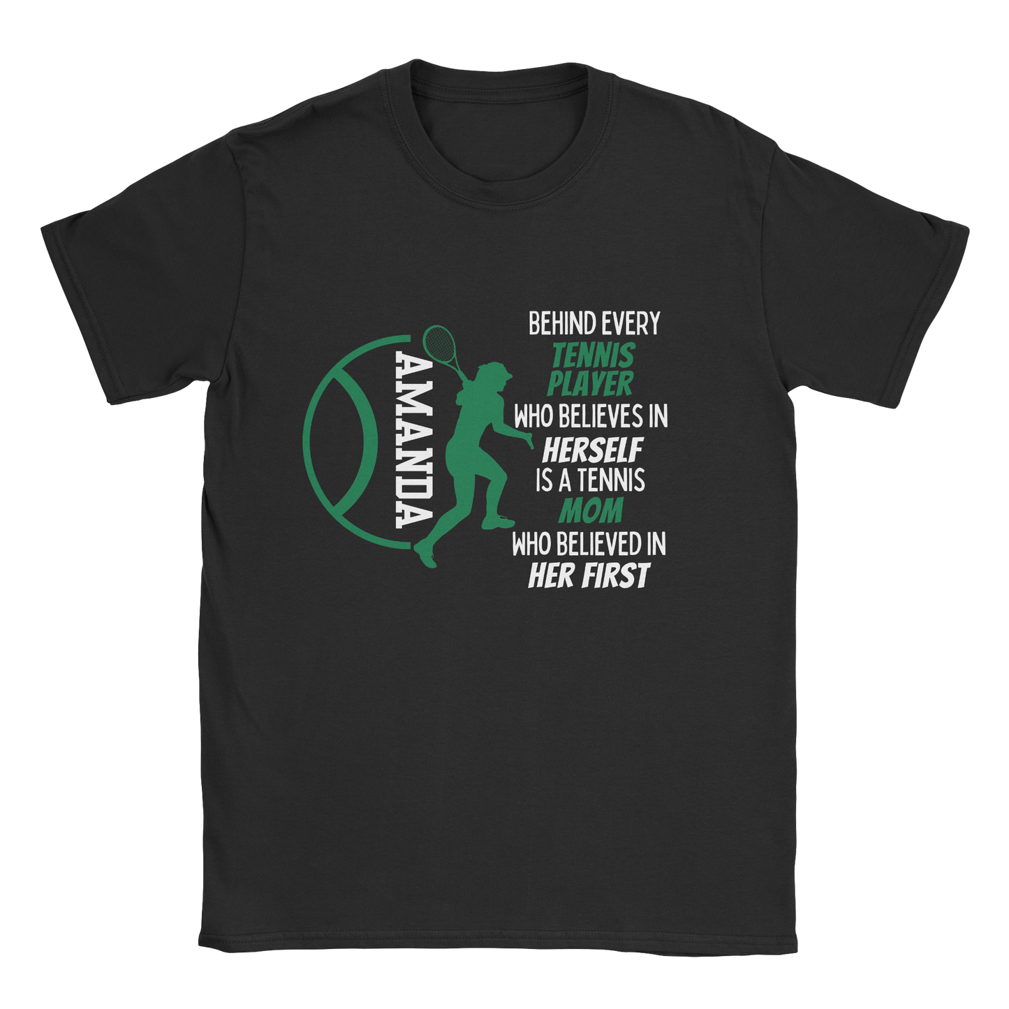 Girl Tennis Parent T-Shirt