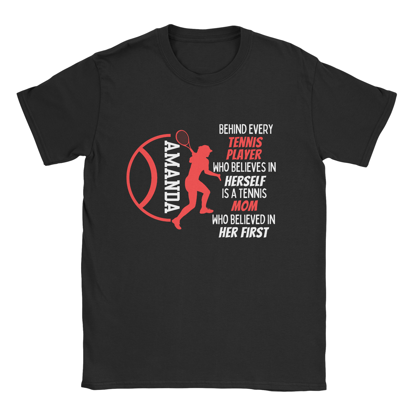 Girl Tennis Parent T-Shirt