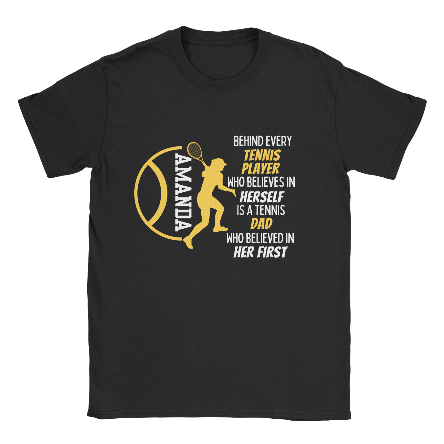 Girl Tennis Parent T-Shirt