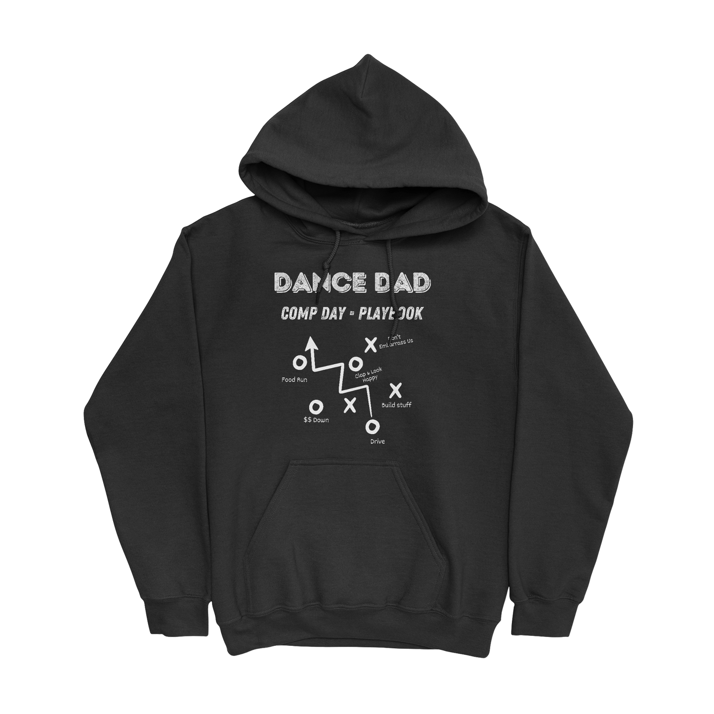 Dance Dad Comp Day hoodie in black