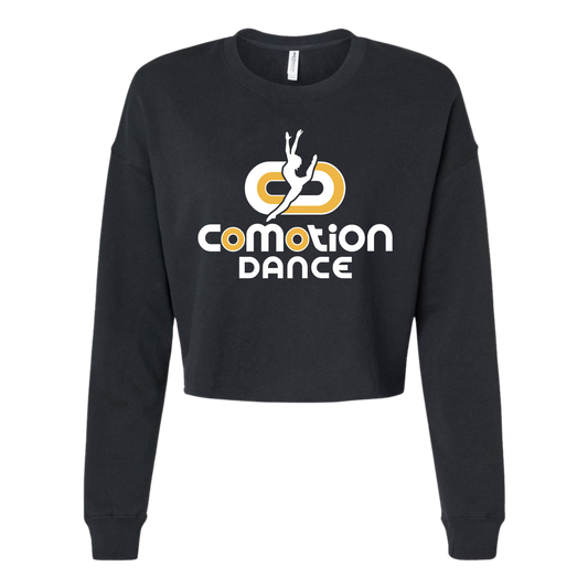 Comotion Dance Cropped Sweatshirt (Raw Hem)