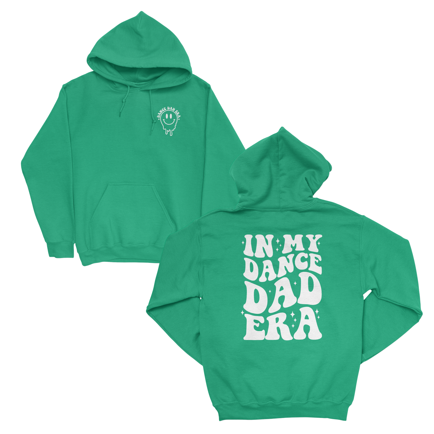 In My Dance Dad Era hoodie in irish green