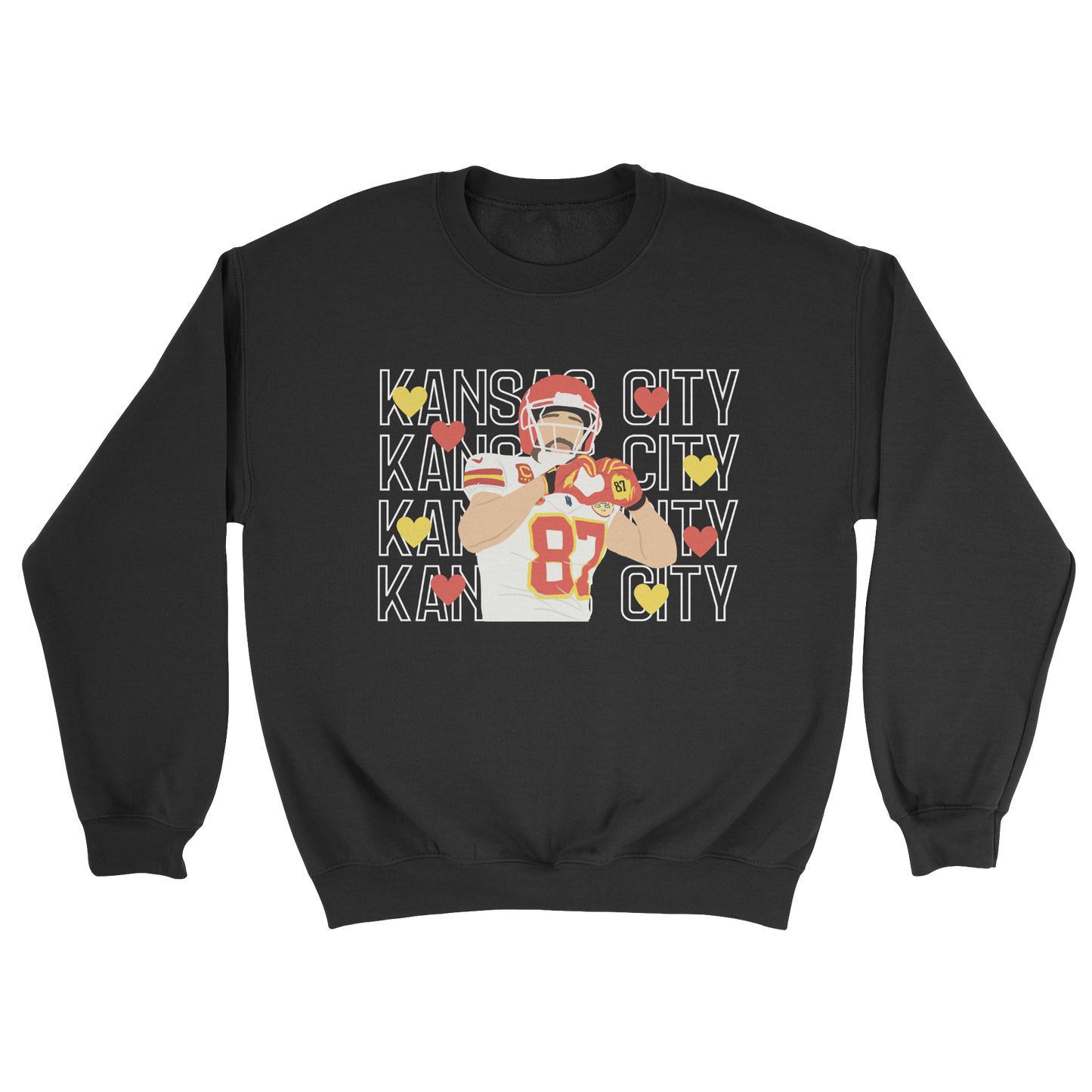 Kelce Heart Hands Crewneck Sweatshirt