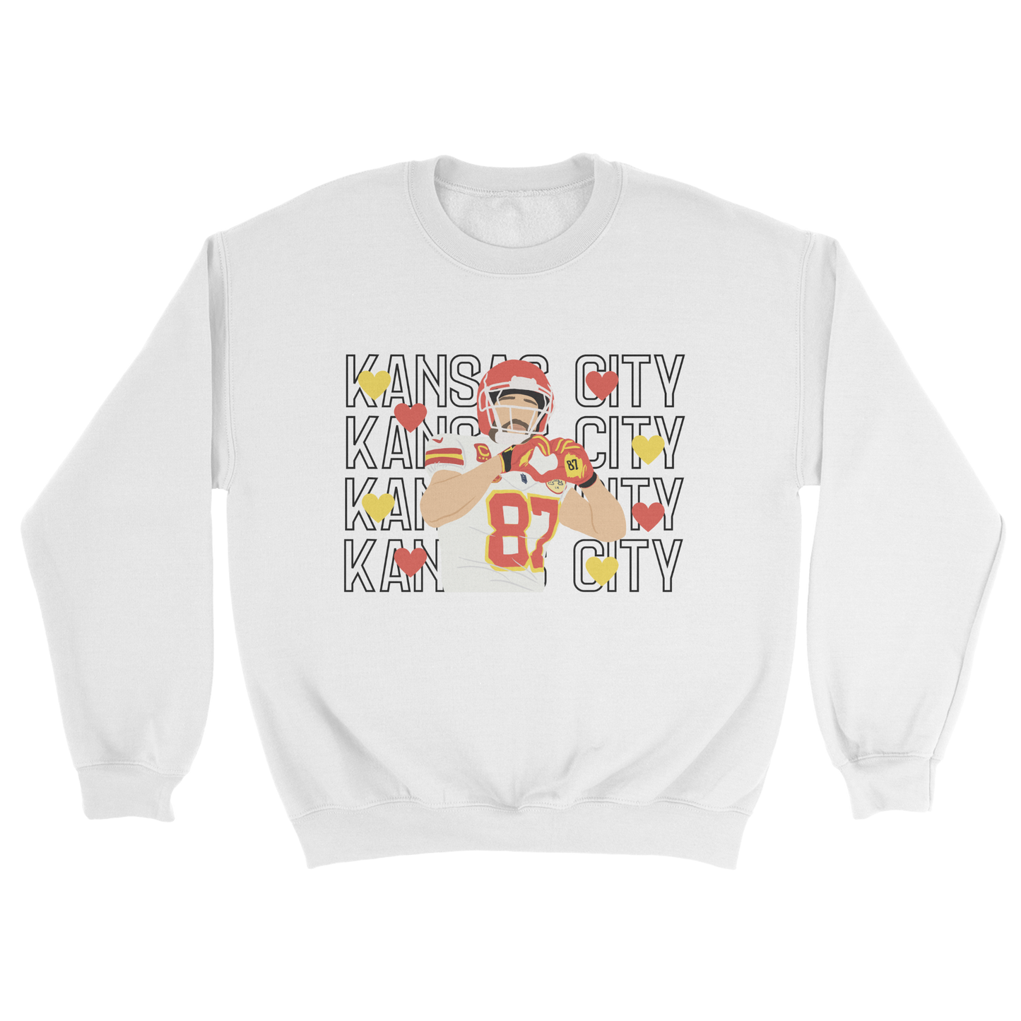 Kelce Heart Hands Crewneck Sweatshirt