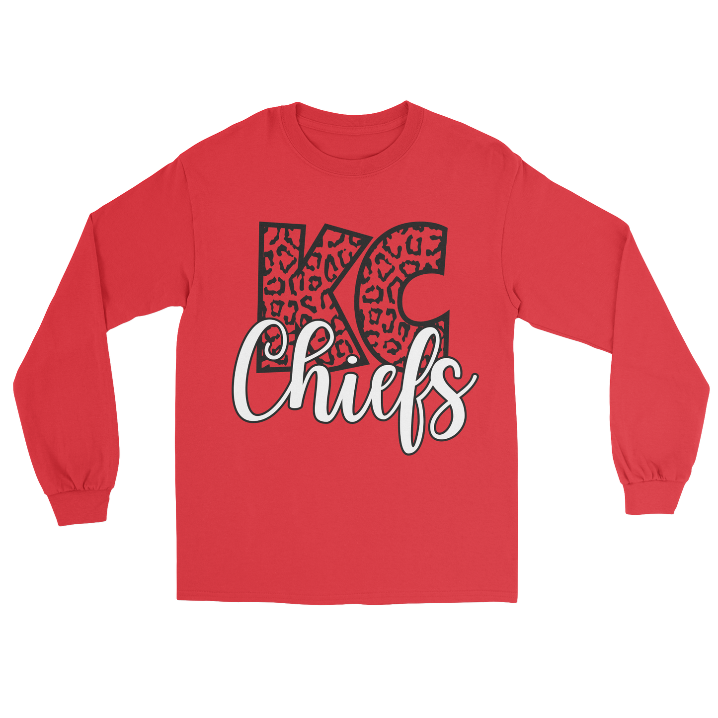 Leopard KC Youth Long Sleeve Tee