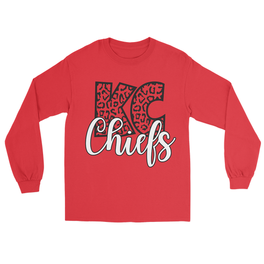 Leopard KC Youth Long Sleeve Tee