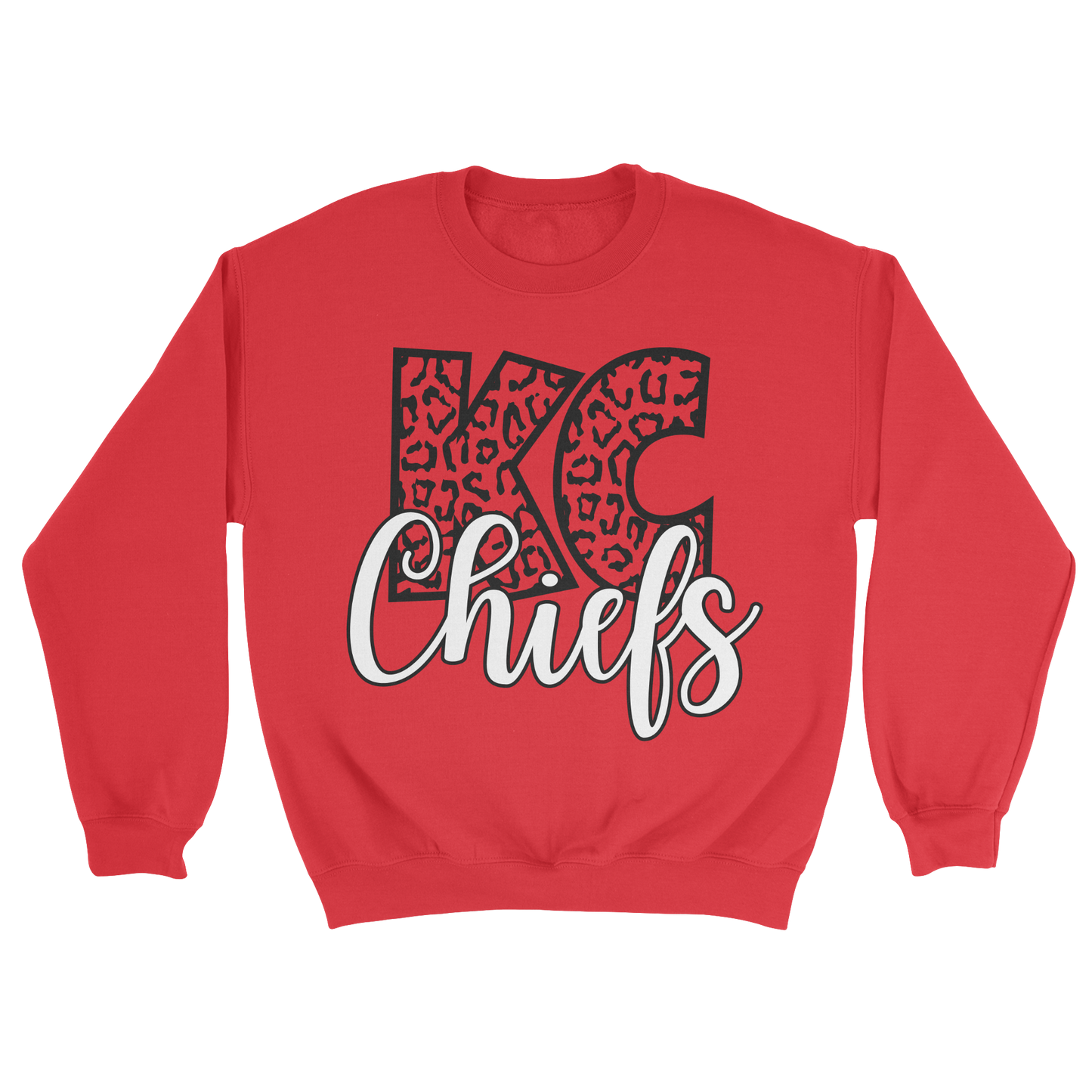 Leopard KC Youth Crewneck Sweatshirt