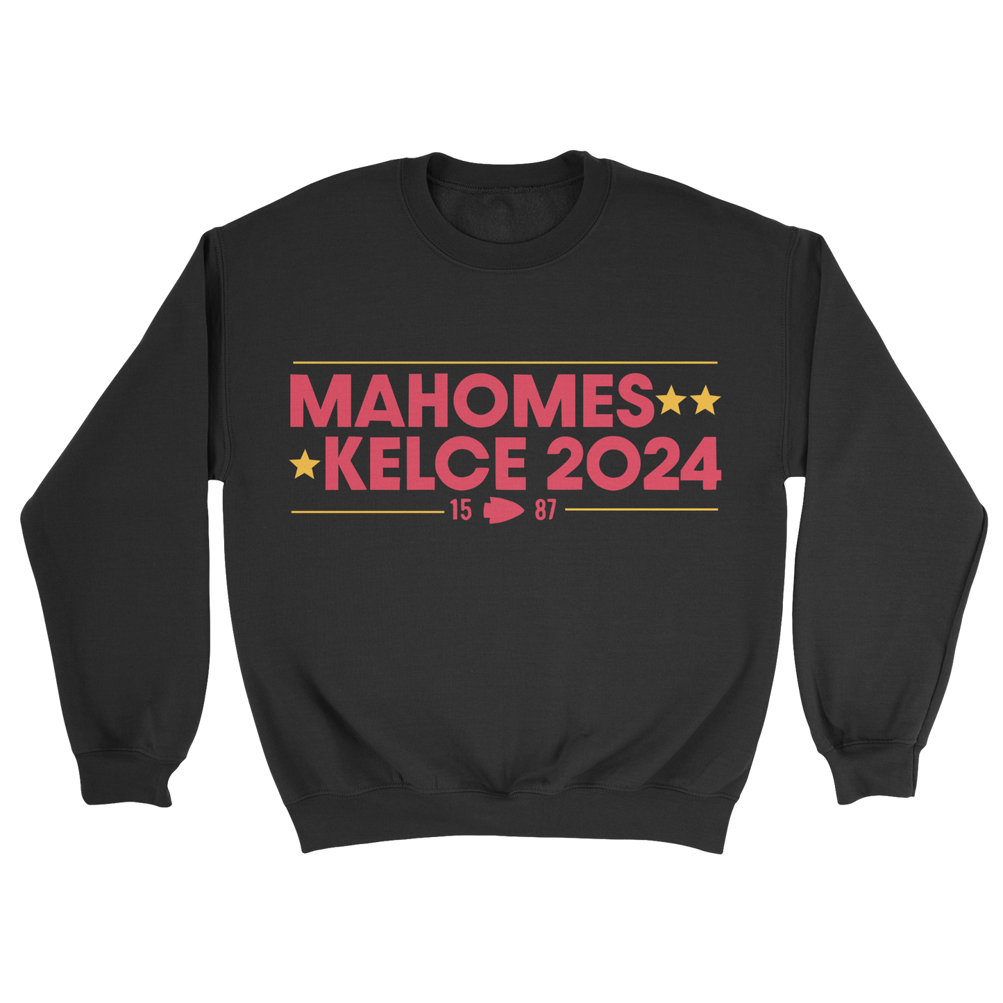 Mahomes Kelce 24 Youth Crewneck Sweatshirt