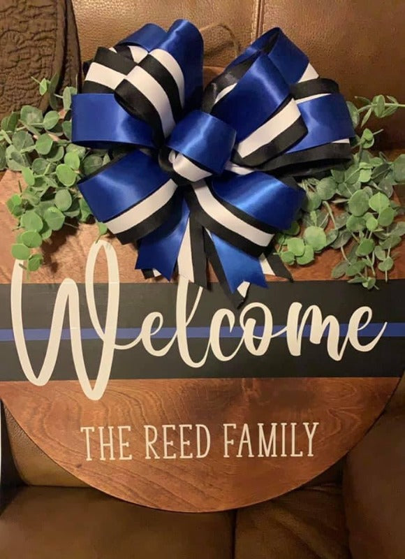 First Responder Wooden Door Hanger
