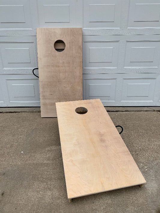 Unfinished Cornhole Board Set