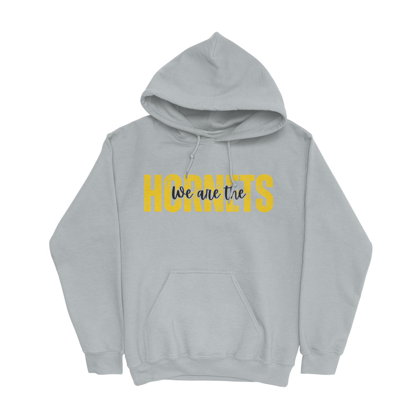We are the Hornets Hooded Sweatshirt in gray