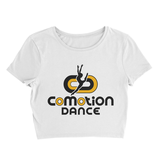 Comotion Dance Crop Top in white