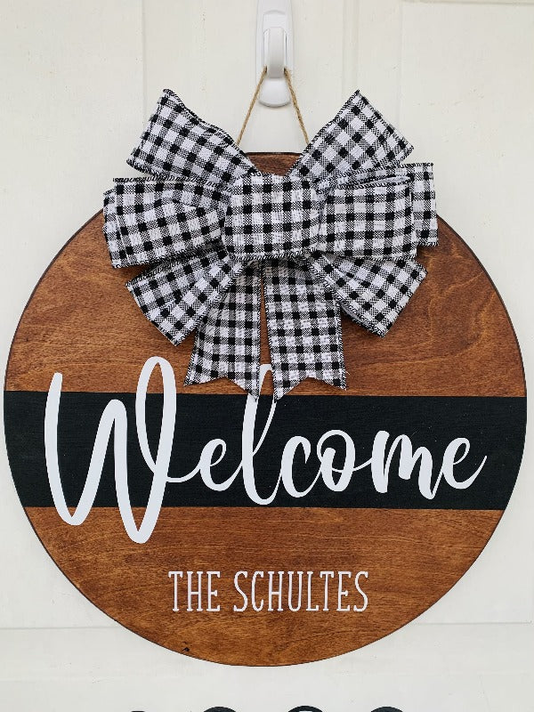 Welcome Family Door Hanger