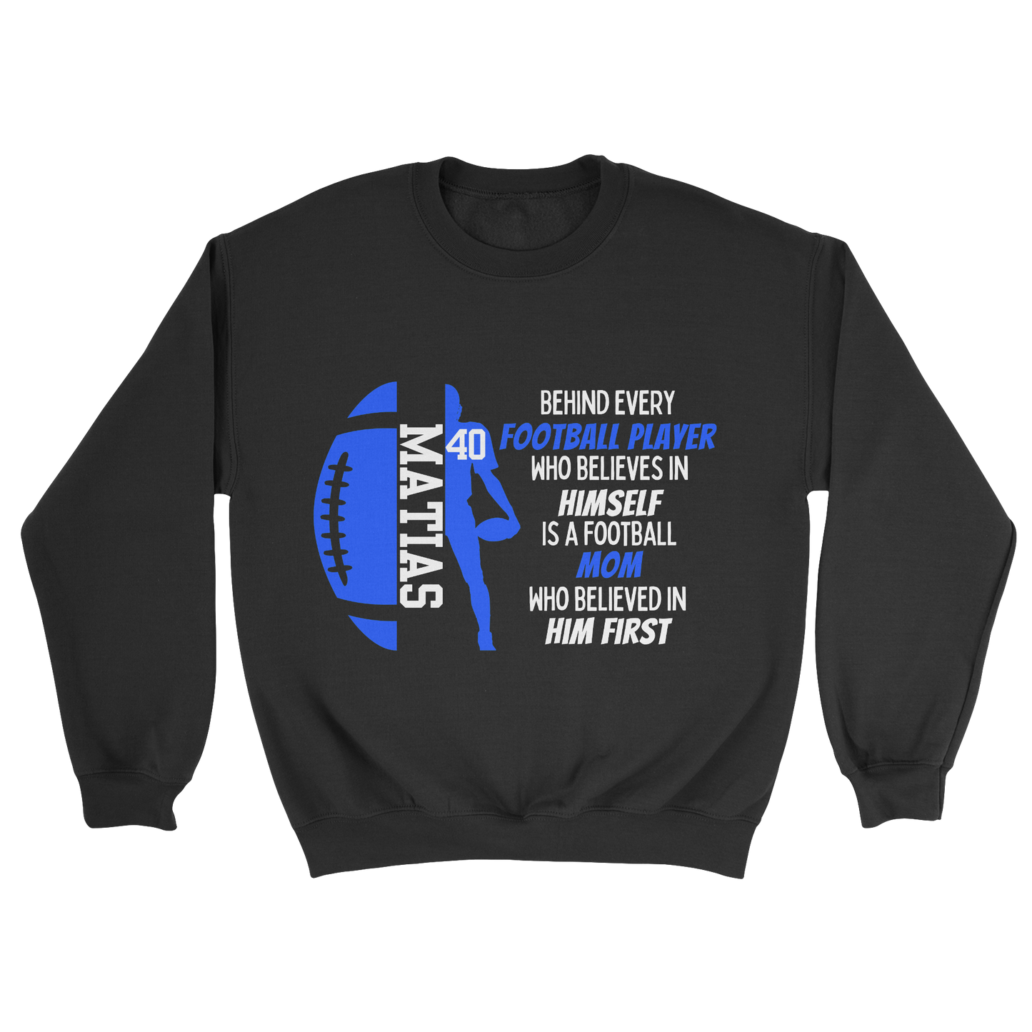 Football Parent Crewneck Sweatshirt