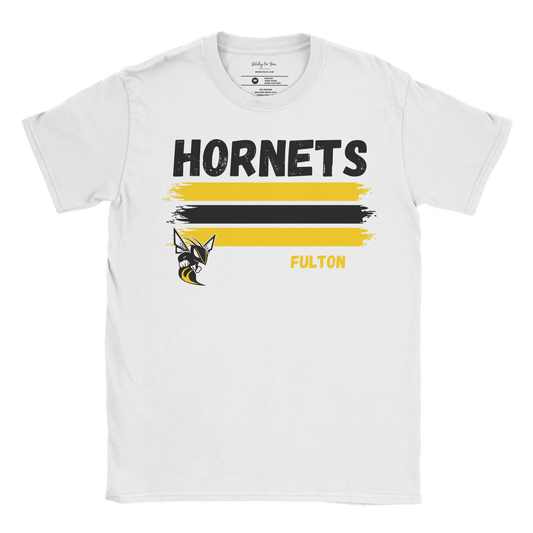 Classic Fulton Hornets T-shirt in white