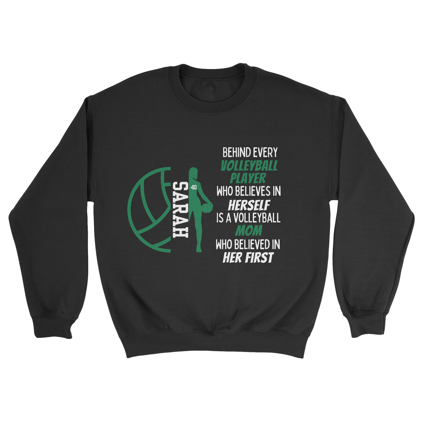 Volleyball Parent Crewneck Sweatshirt