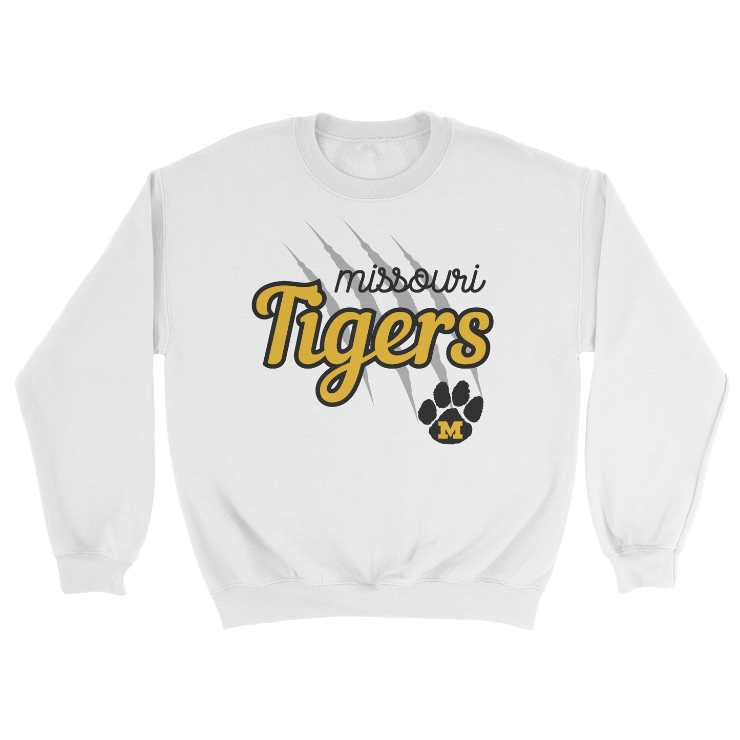 Missouri Tigers Scratch Sweatshirt in white