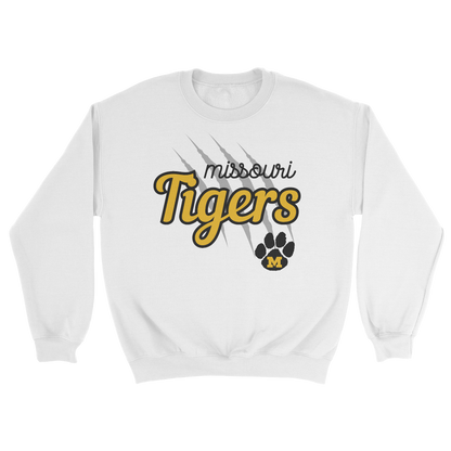 Missouri Tigers Scratch Sweatshirt in white