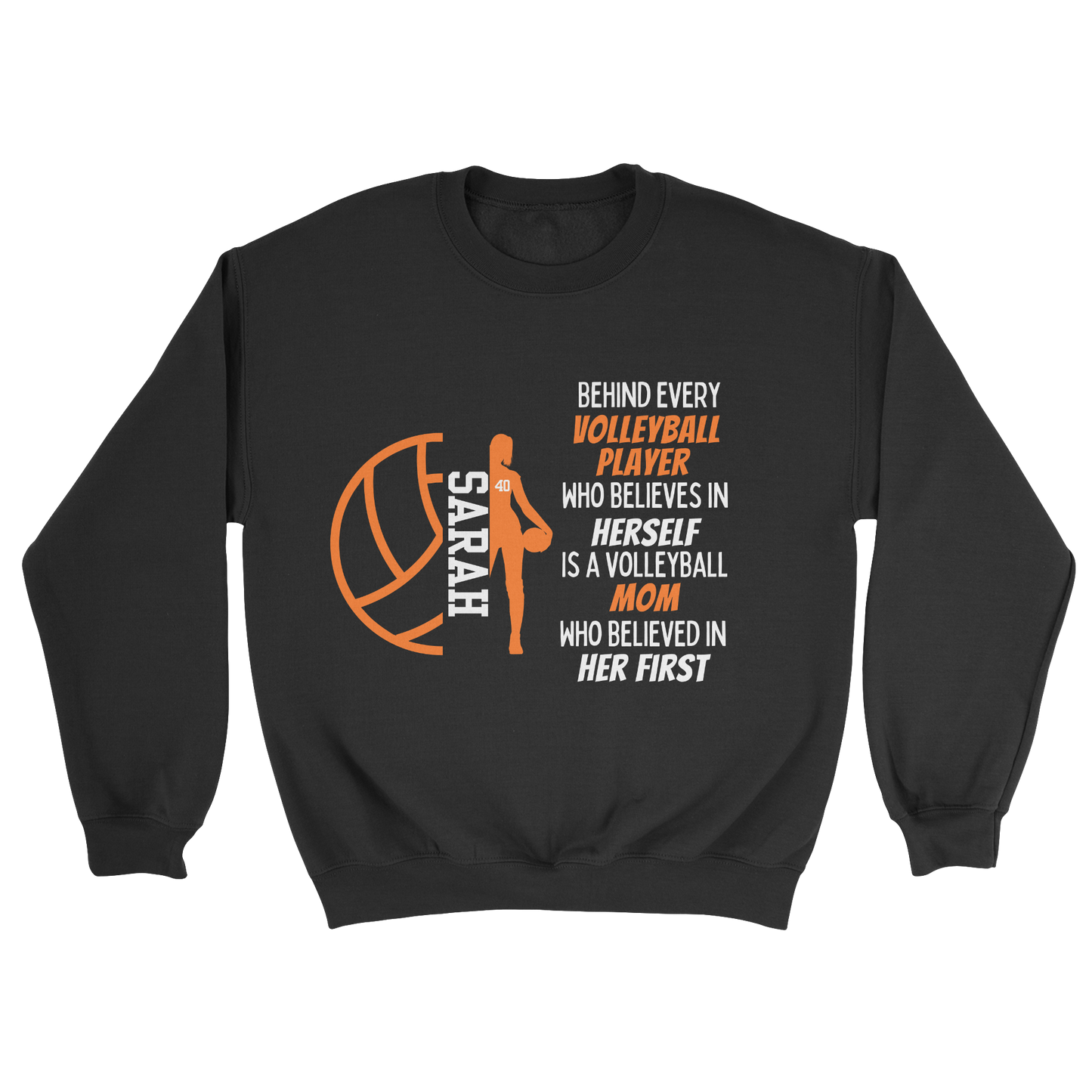 Volleyball Parent Crewneck Sweatshirt