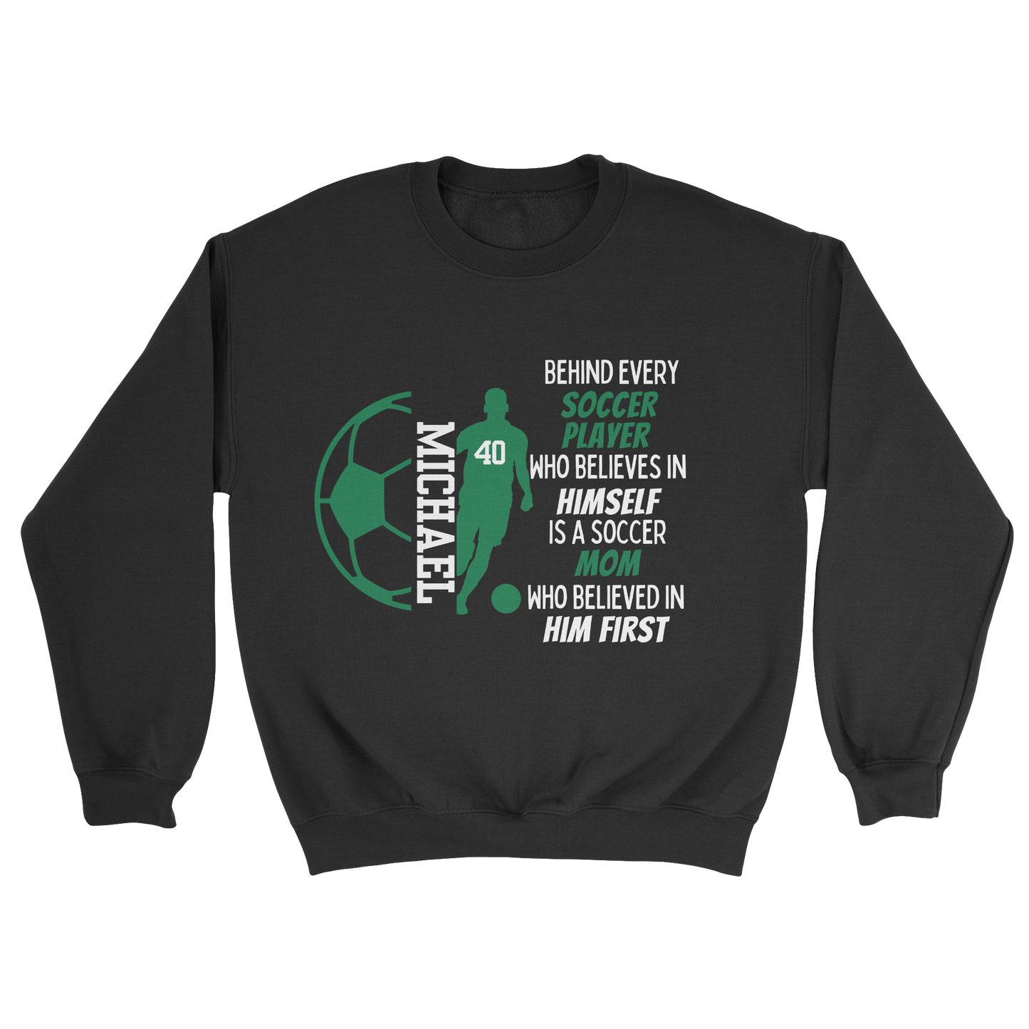 Boy Soccer Parent Crewneck Sweatshirt