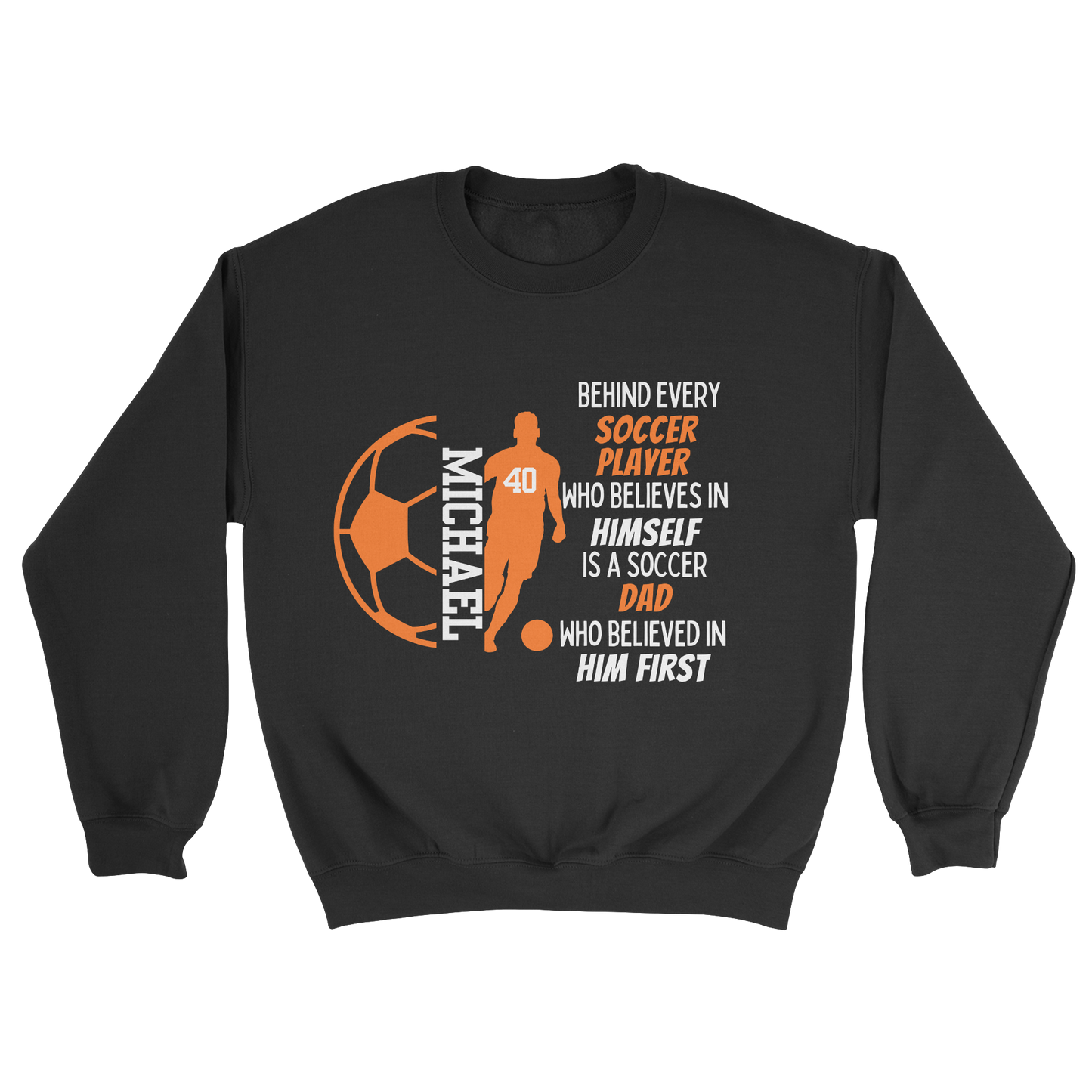 Boy Soccer Parent Crewneck Sweatshirt