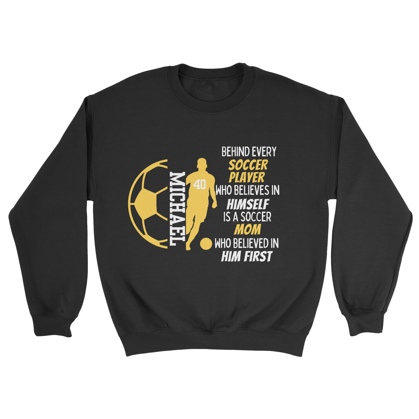 Boy Soccer Parent Crewneck Sweatshirt