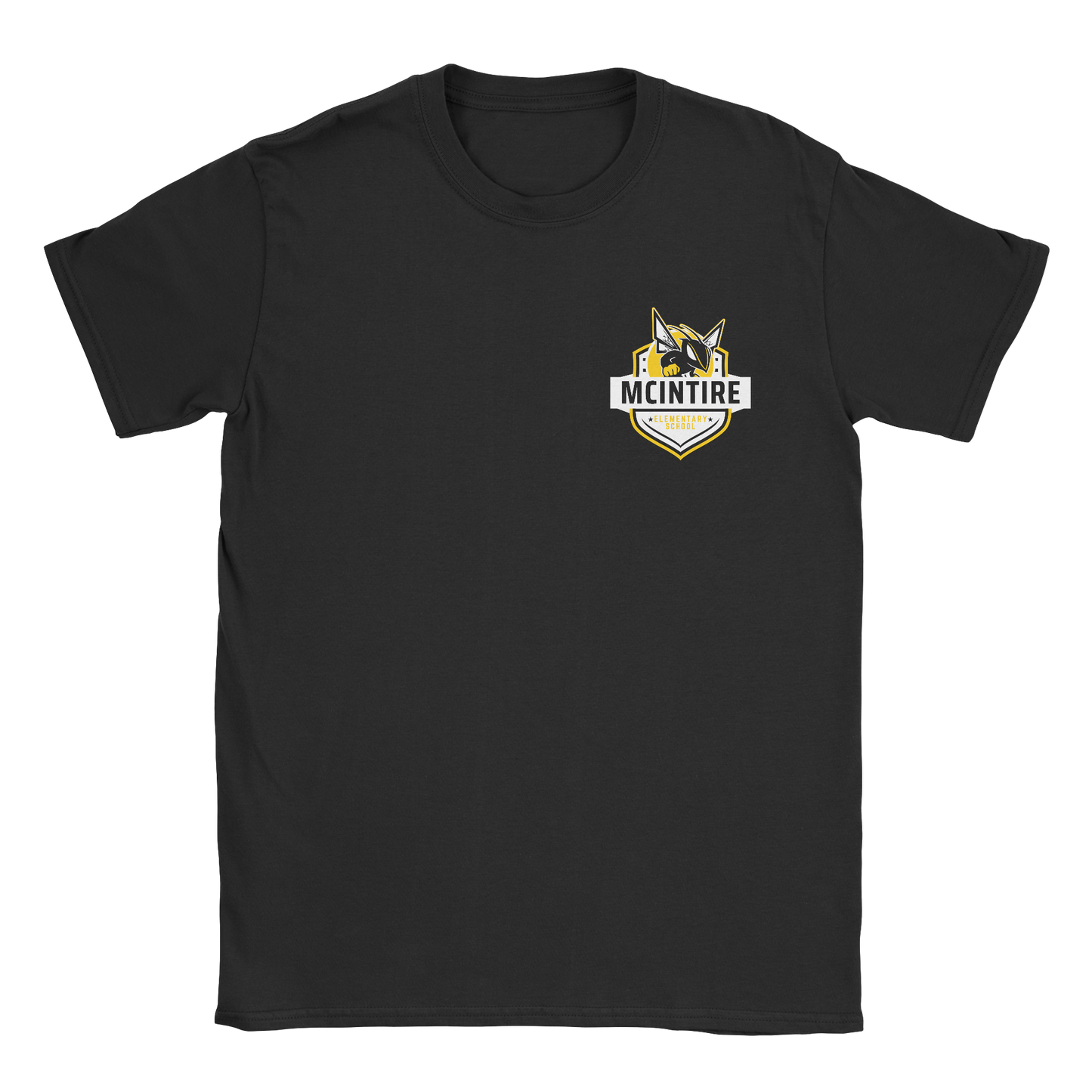 McIntire Hornets Crest T-Shirt in black