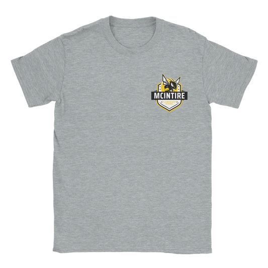 McIntire Hornets Crest T-Shirt in gray