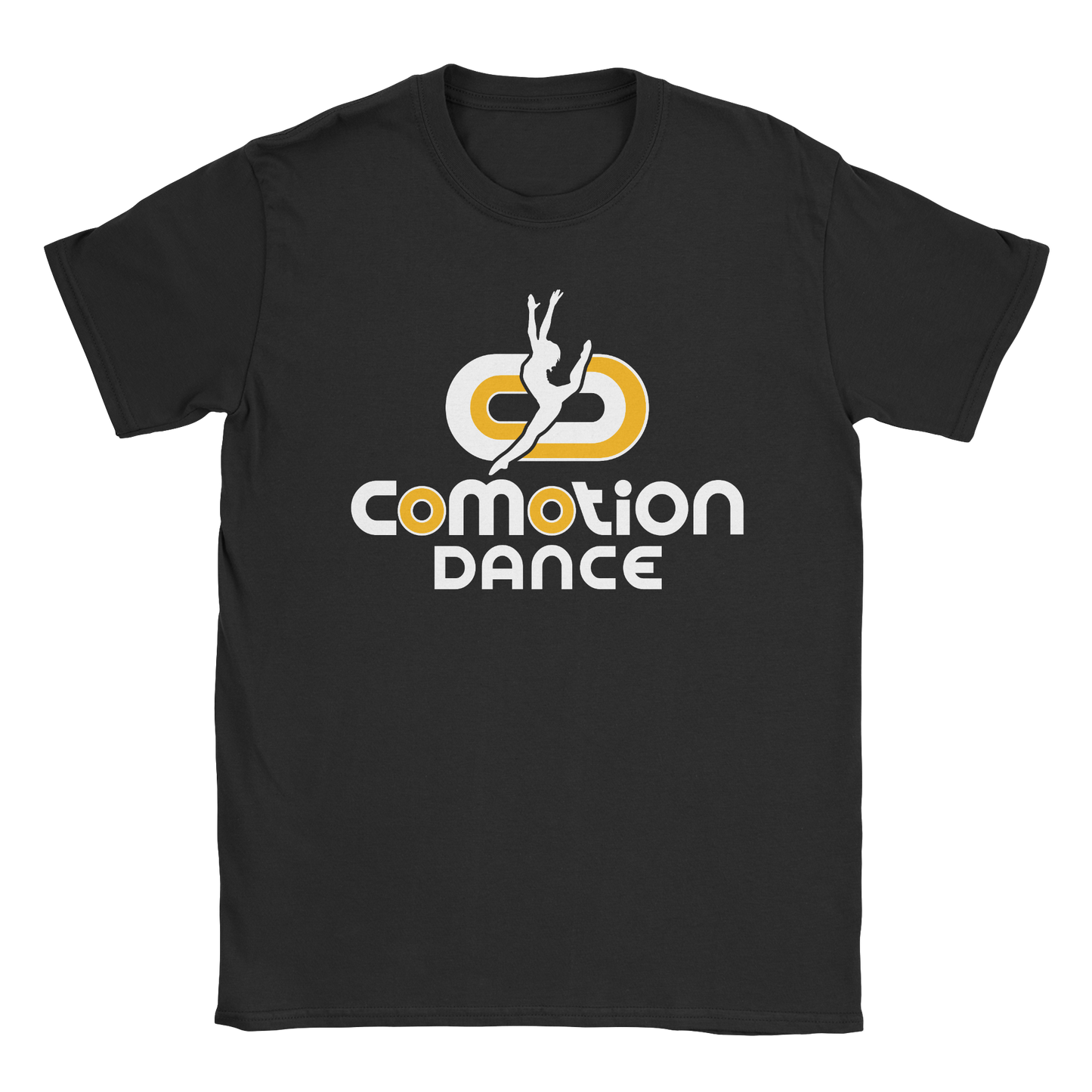 Comotion dance t-shirt in black 