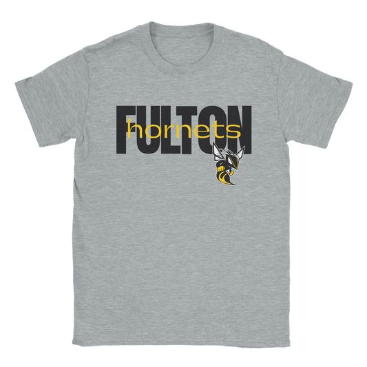 Bold Fulton Hornets T-shirt in gray