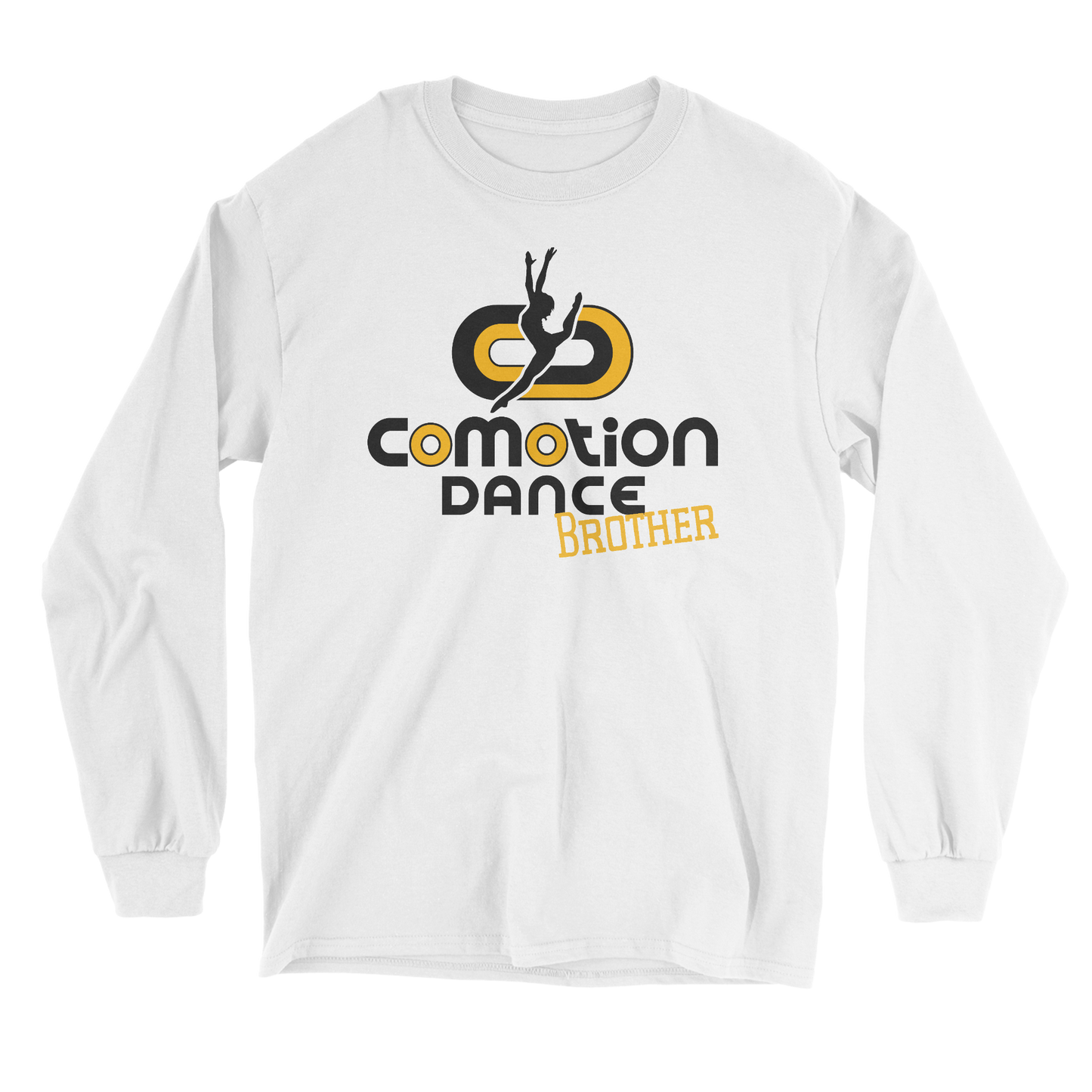 Comotion Dance Brother long sleeve tee in white