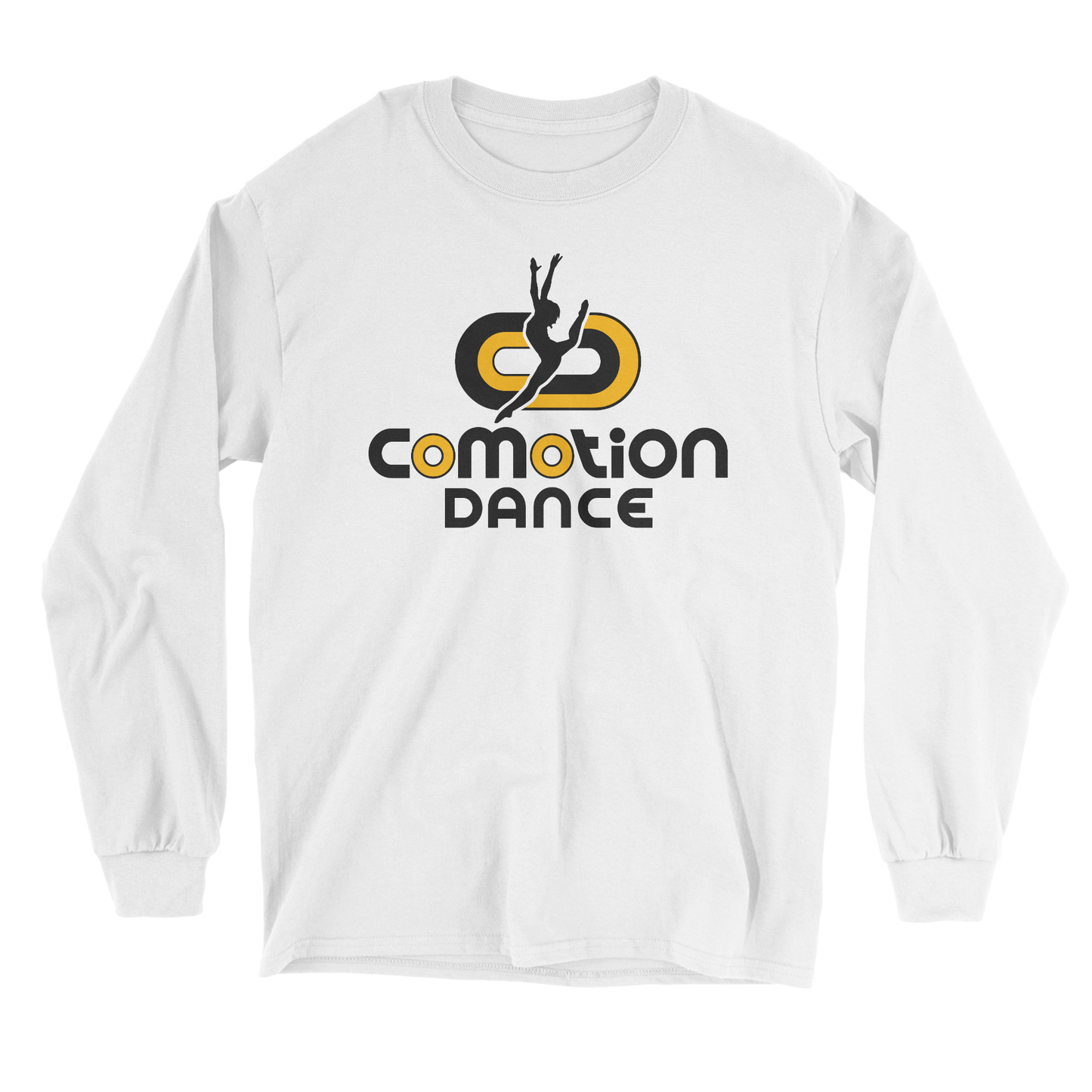 Comotion Dance long sleeve tee in white