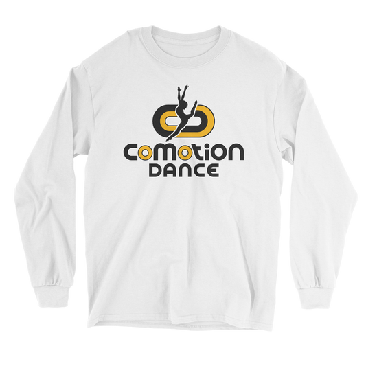 Comotion Dance long sleeve tee in white