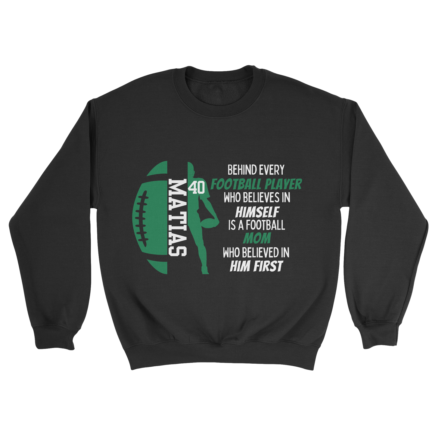 Football Parent Crewneck Sweatshirt