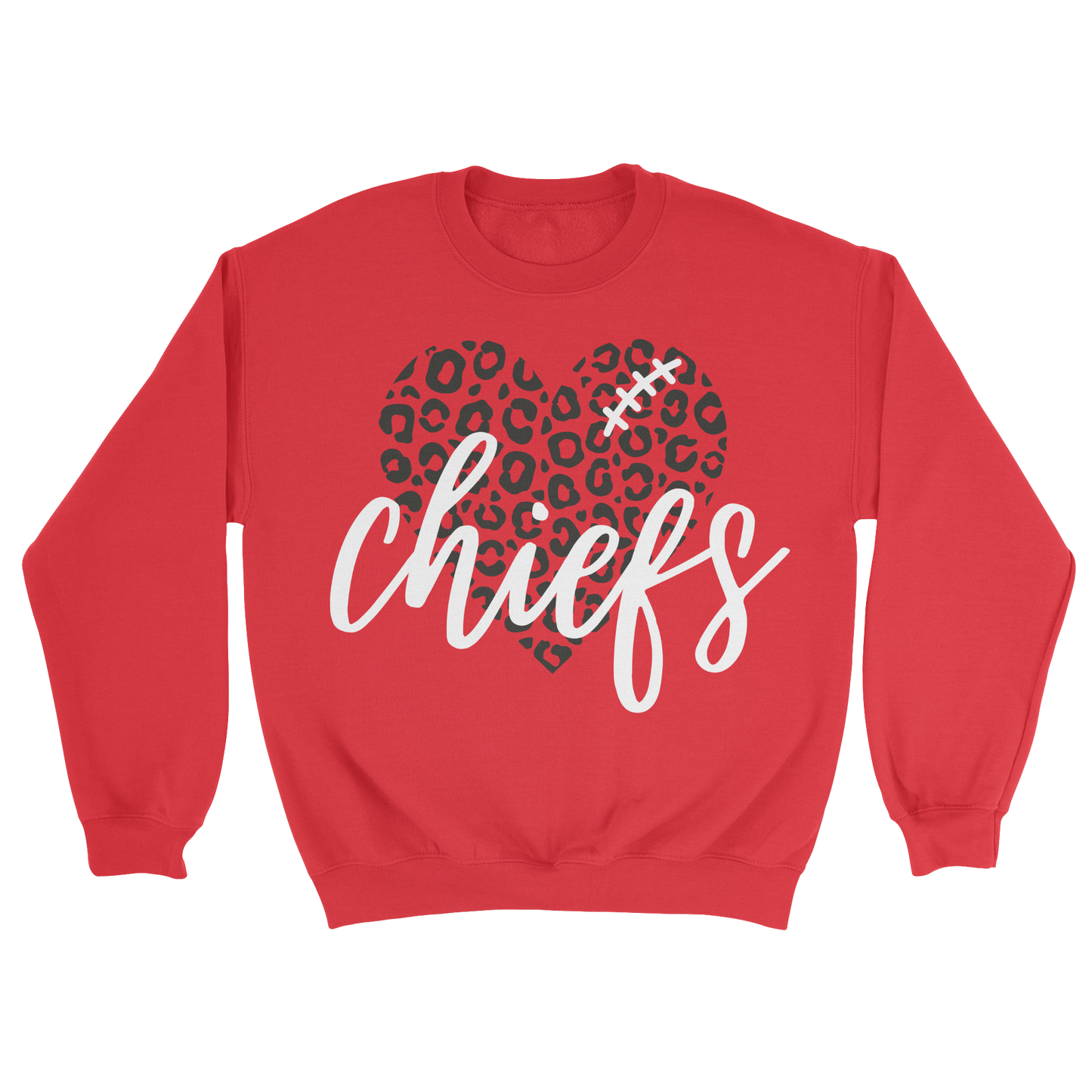 Heart Chiefs Youth Crewneck Sweatshirt