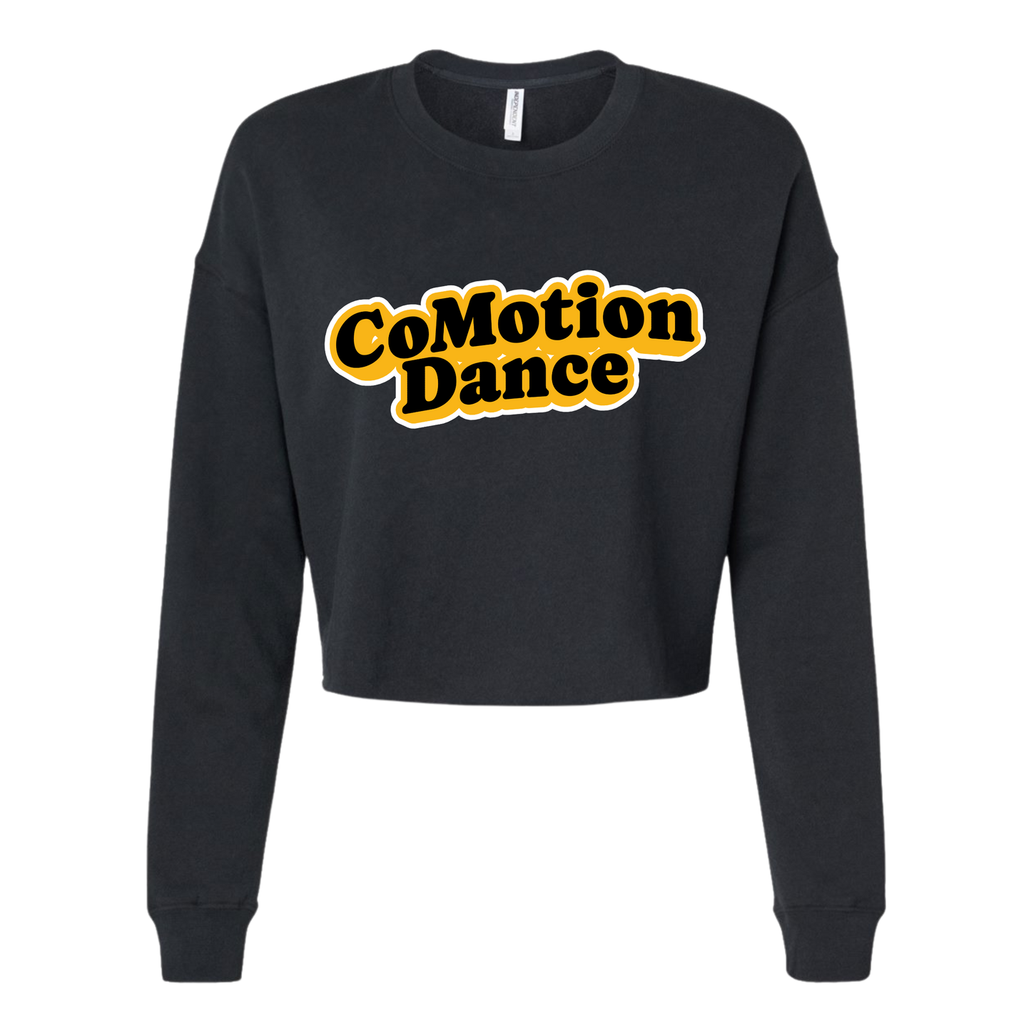 Comotion Dance Cropped Sweatshirt (Raw Hem)