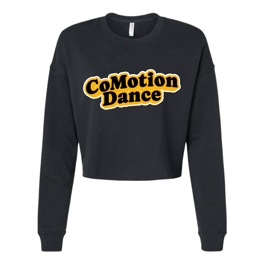 Comotion Dance Cropped Sweatshirt (Raw Hem)