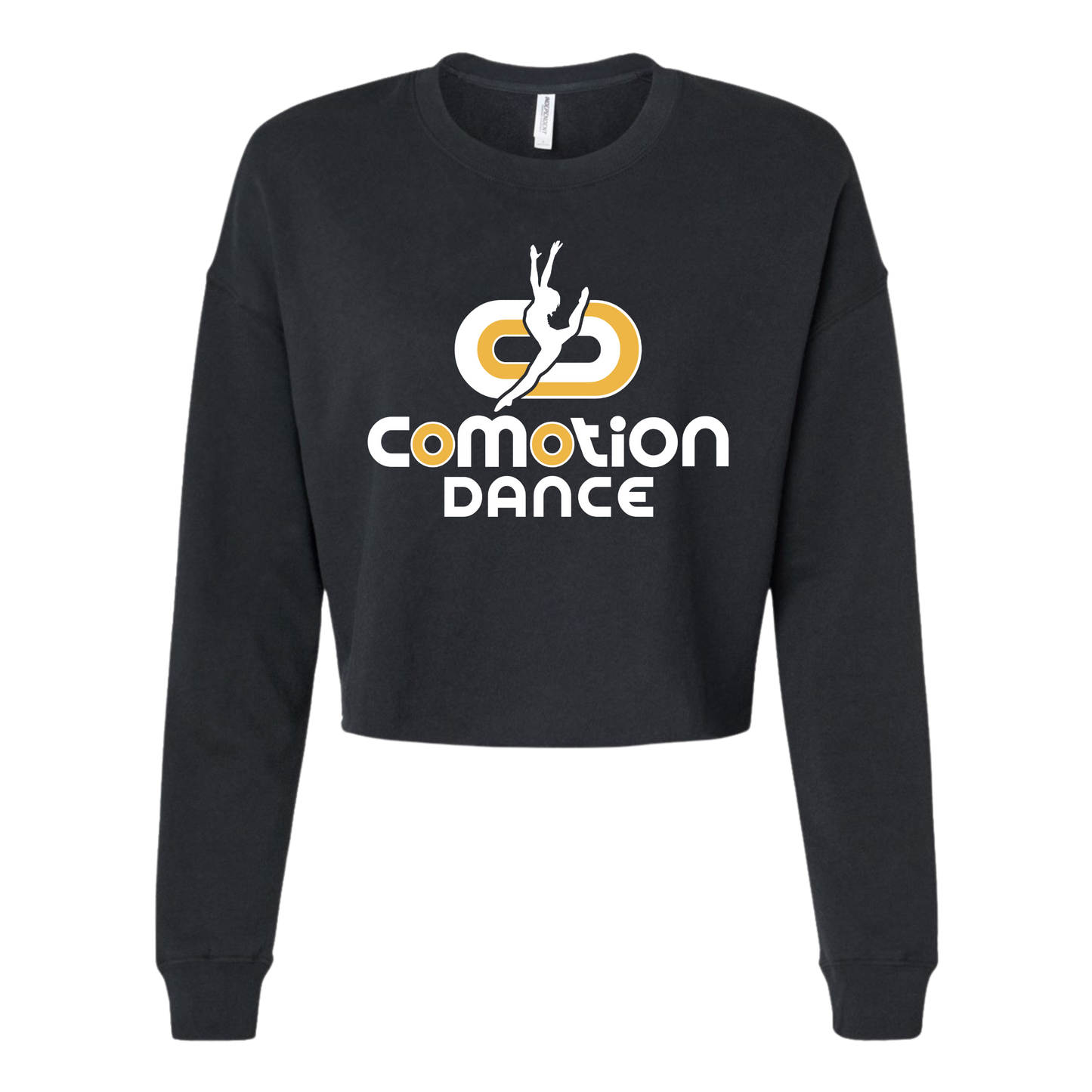 Comotion Dance Cropped Sweatshirt (Raw Hem)