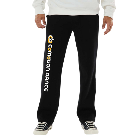 Comotion Dance Adult Open Bottom Sweatpants
