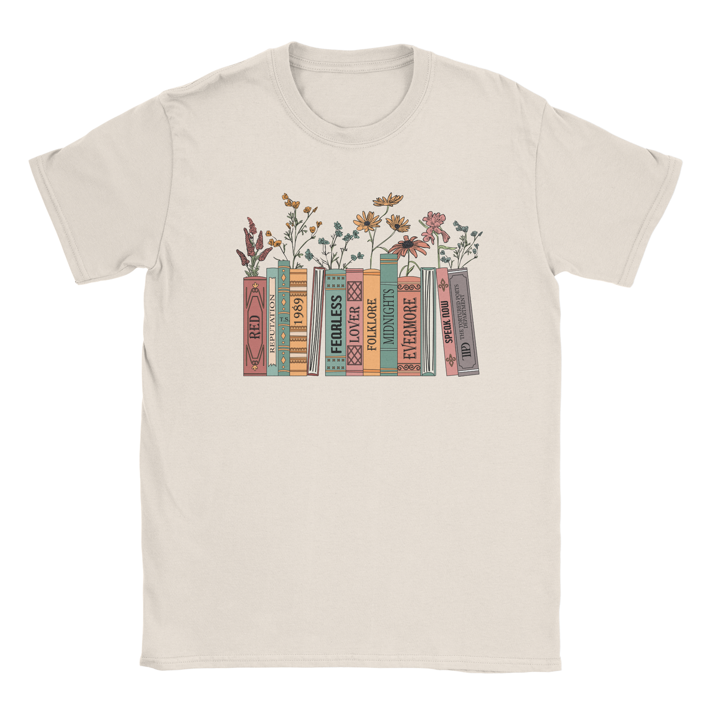 Taylor Swift Album Books T-Shirt