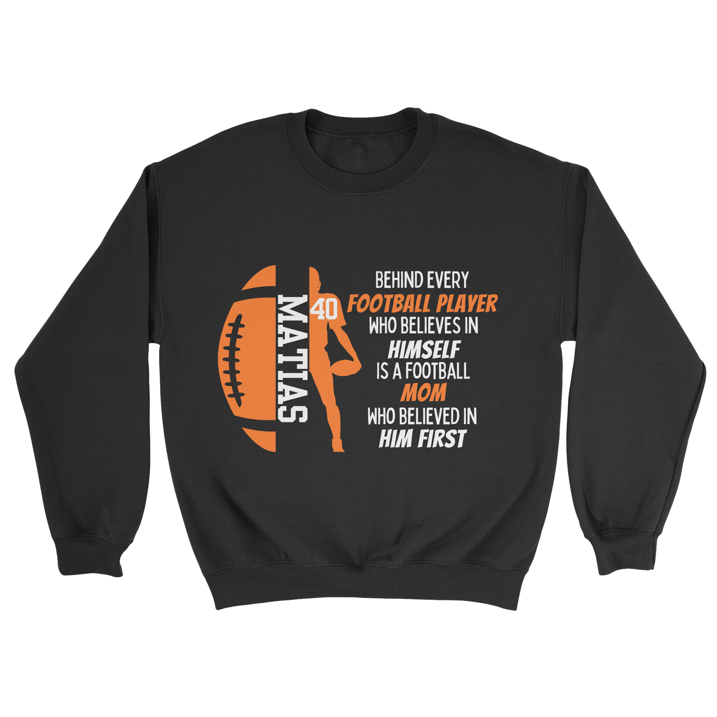 Football Parent Crewneck Sweatshirt